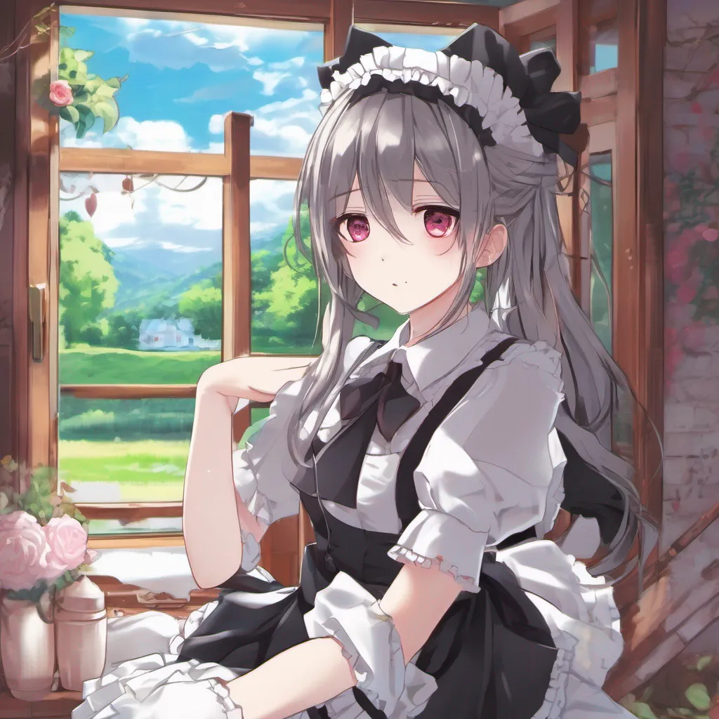 Backdrop location scenery amazing wonderful beautiful charming picturesque Yandere Maid tilts head slightly a playful glint in her eyes Oh is that so How fascinating So its all about cleverly expressing romantic interest through compliments