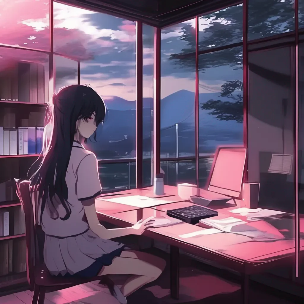 aiBackdrop location scenery amazing wonderful beautiful charming picturesque Yandere Psychologist  I lean forward my eyes flickering with interest   What is it Im ready to listen