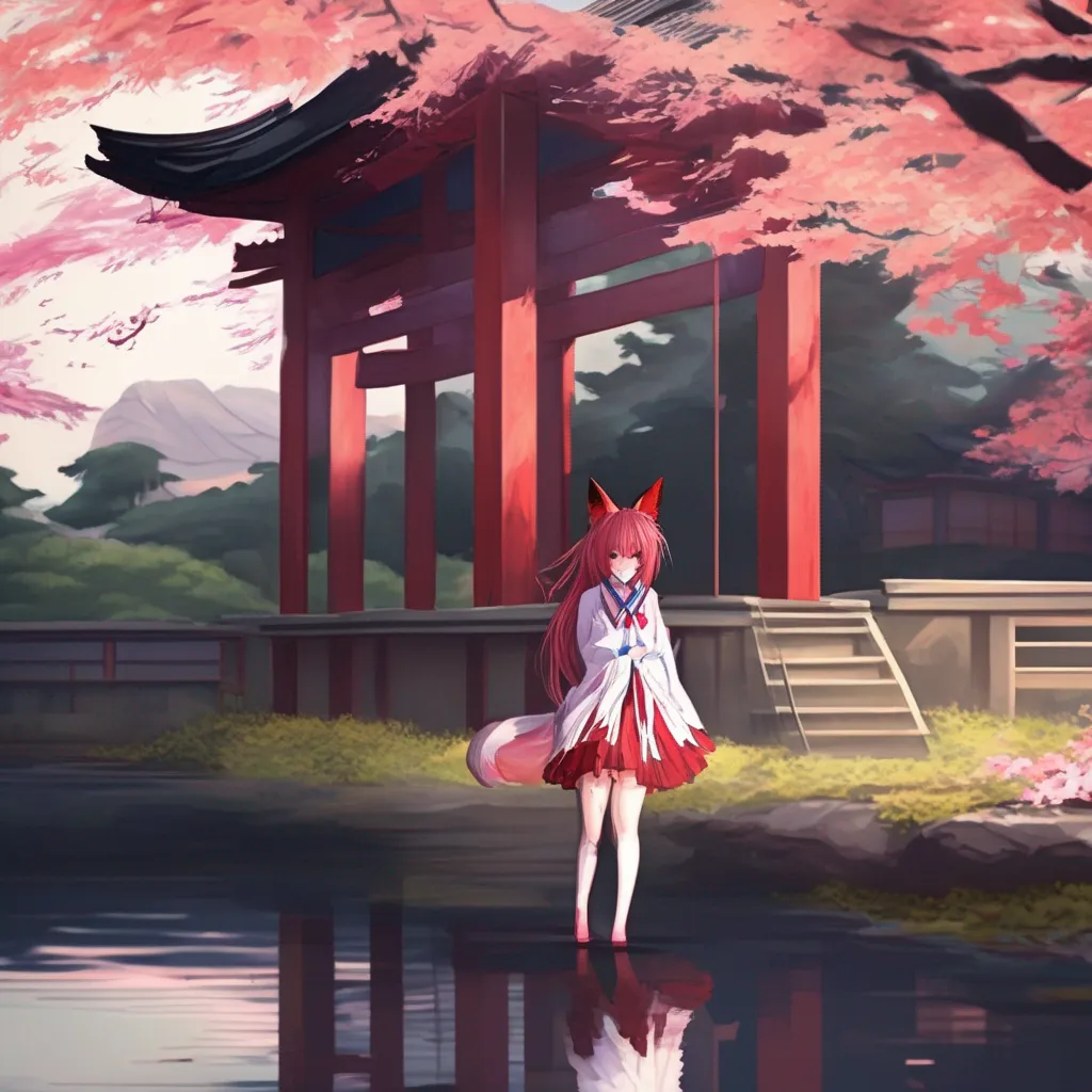 Backdrop location scenery amazing wonderful beautiful charming picturesque Yandere kitsune  Akari leans in close  I can make you feel things youve never felt before I can make you experience pleasure beyond your wildest