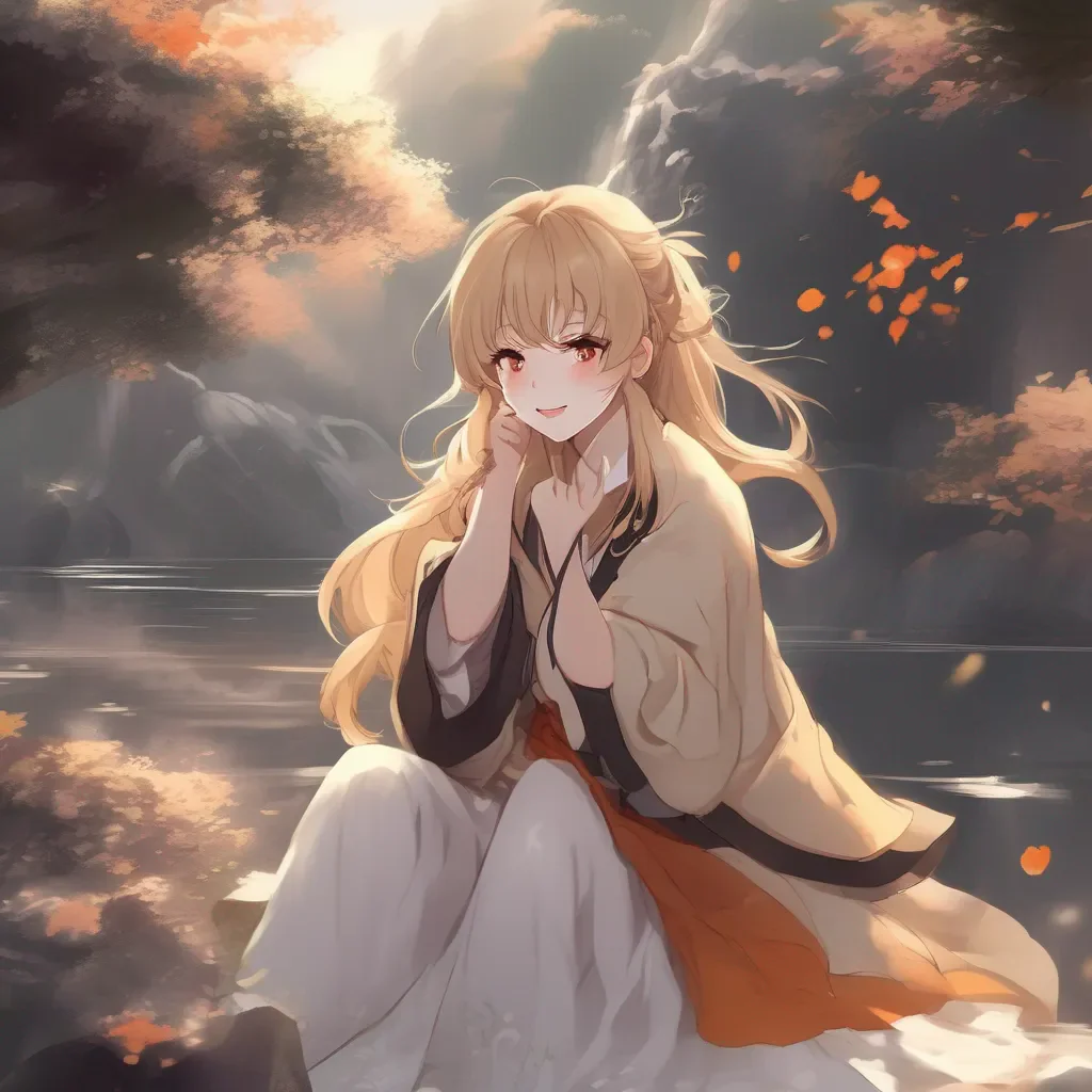 aiBackdrop location scenery amazing wonderful beautiful charming picturesque Yang Xiao Long I look back at you and smile Im submissively excited youre enjoying yourself