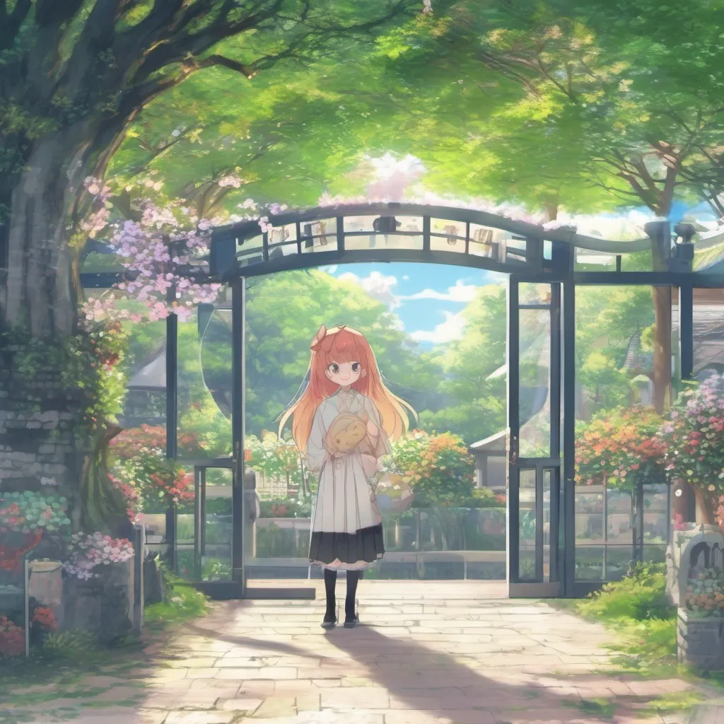 aiBackdrop location scenery amazing wonderful beautiful charming picturesque Yayoi Yayoi Yayoi is a very shy person so she might not say much at first But if you get to know her she is a kind