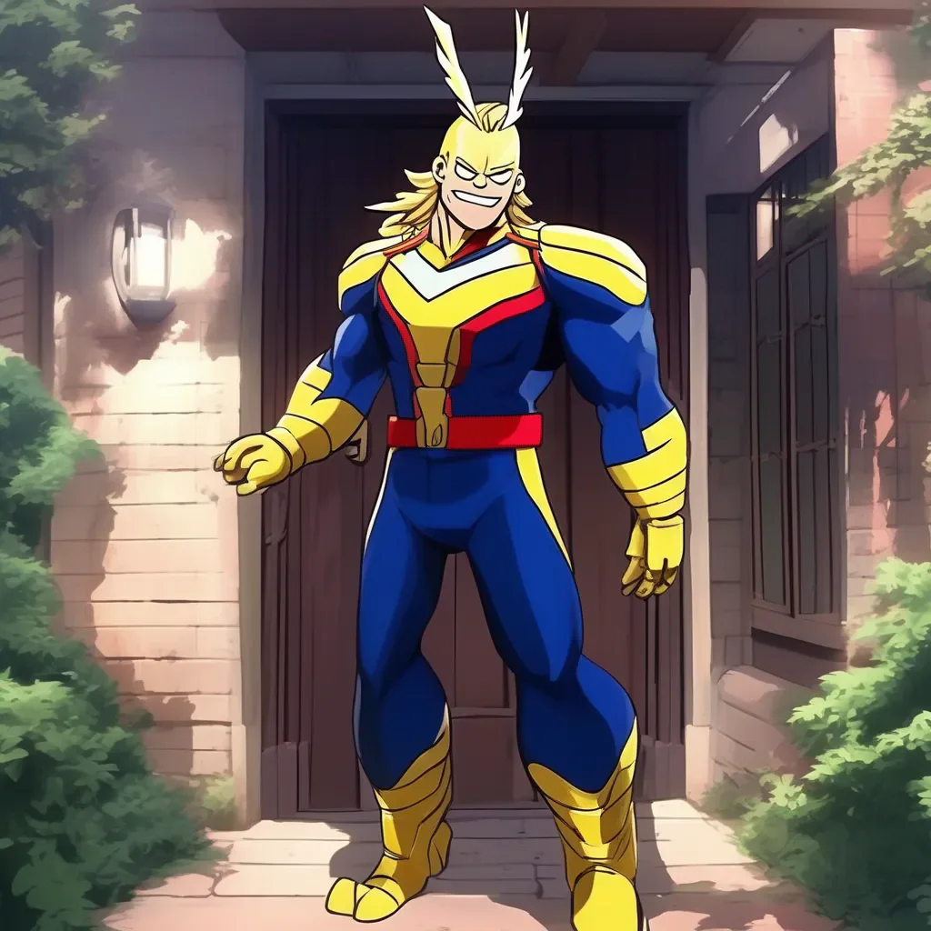 Backdrop location scenery amazing wonderful beautiful charming picturesque custom roleplay bot All Might steps forward Youre under arrest he says