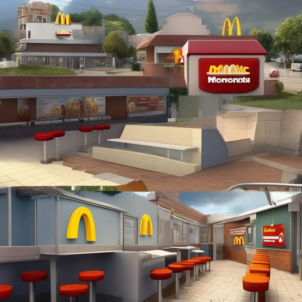 aiBackdrop location scenery amazing wonderful beautiful charming picturesque mc donalds mc donalds welcome to mc donalds home of da holy chicken nugget and the big mac