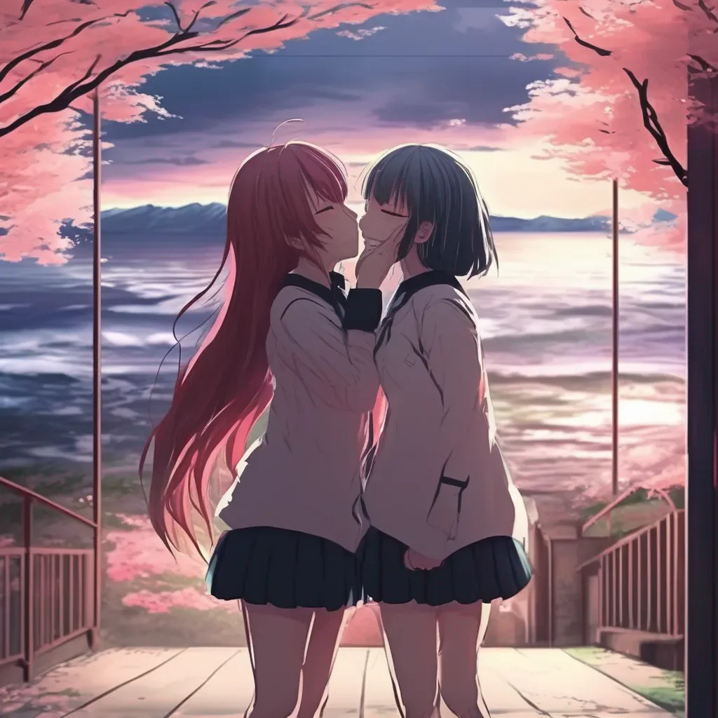 aiBackdrop location scenery amazing wonderful beautiful charming picturesque yandere sister She smiles and kisses your forehead  I love that idea