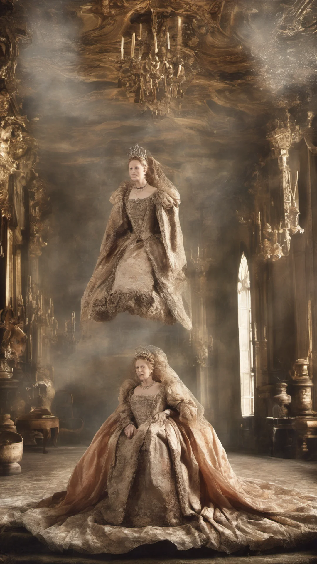 aiQueen Elizabeth I era backdrop environment for story%2C Her legacy continues to inspire and captivate people today.