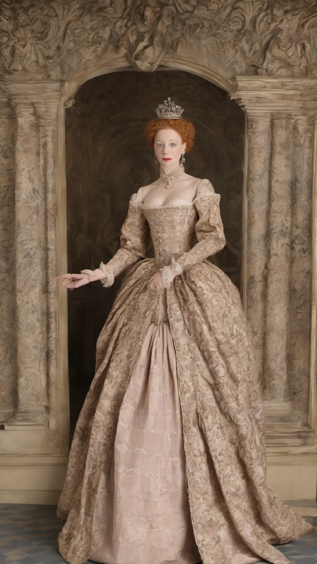 aiQueen Elizabeth I era backdrop environment for story%2C She loved to dance%3A Elizabeth was an accomplished dancer and often participated in court dances.