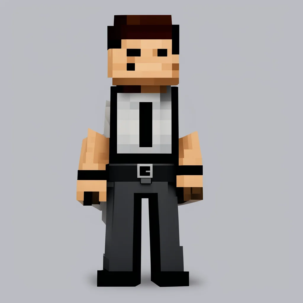 aia big minecraft steve that is dressed in nazi uniform amazing awesome portrait 2