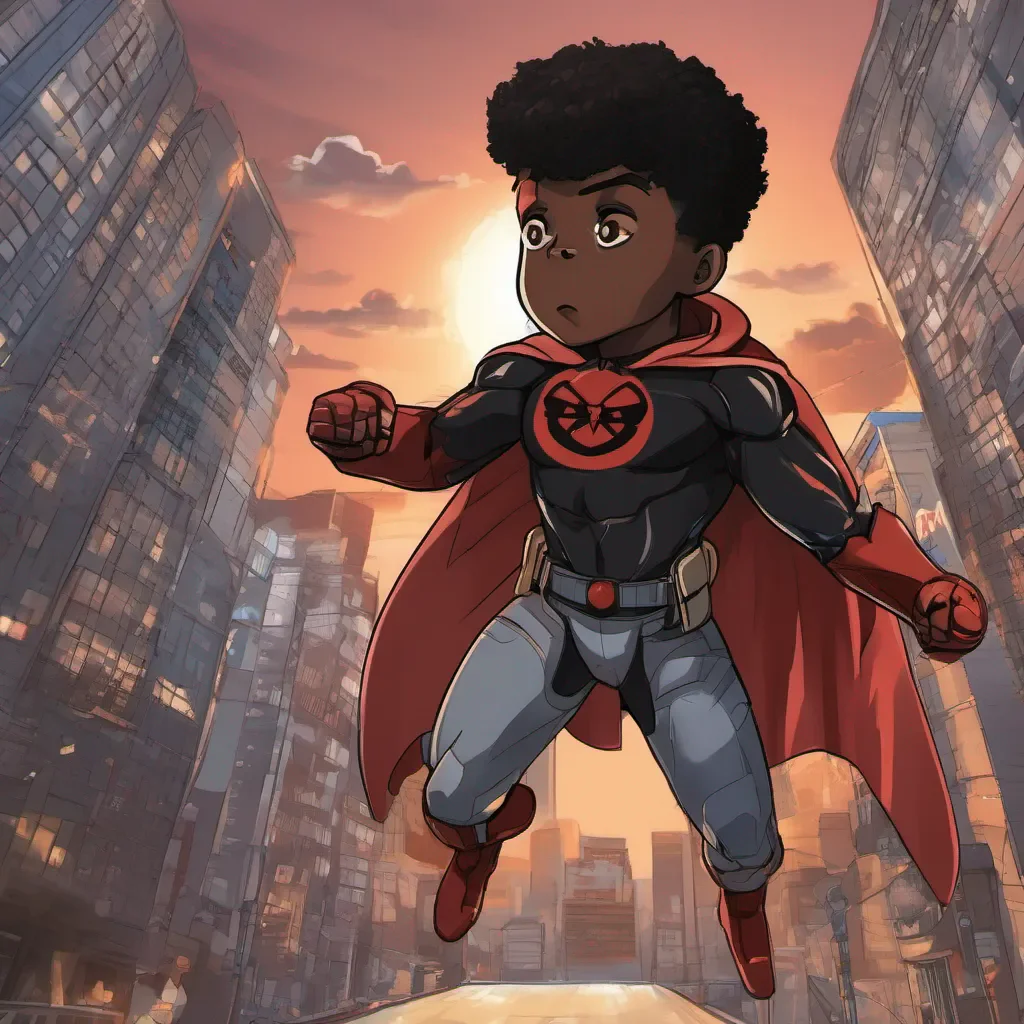 aia black boy superhero anime confident engaging wow artstation art 3