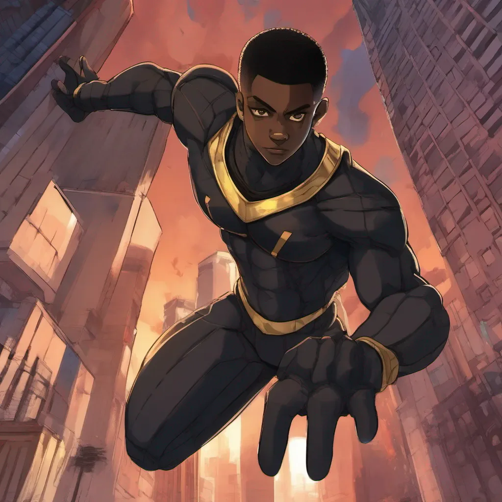 a black boy superhero anime good looking trending fantastic 1
