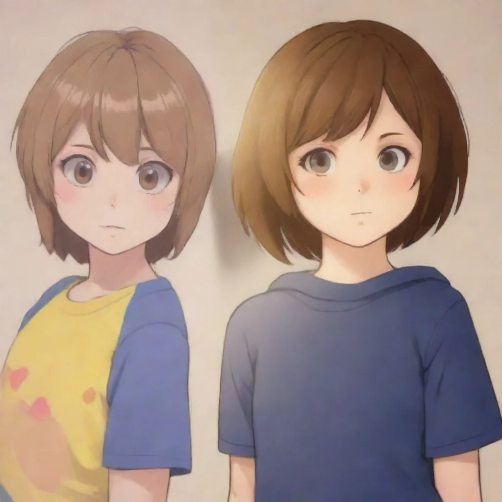 aia boy transforms into frisk from undertale as a girl anime