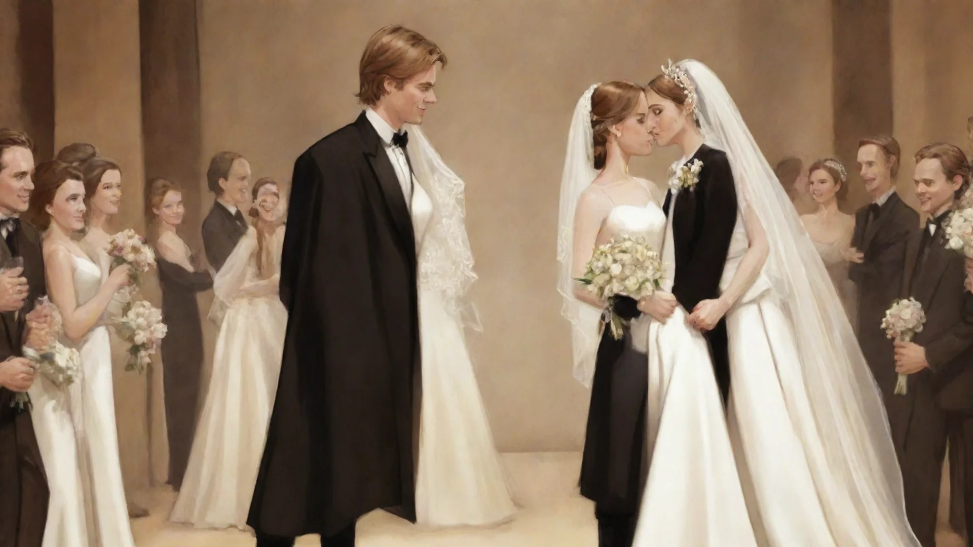 aia caricature of anakin skywalker%27s wedding wide