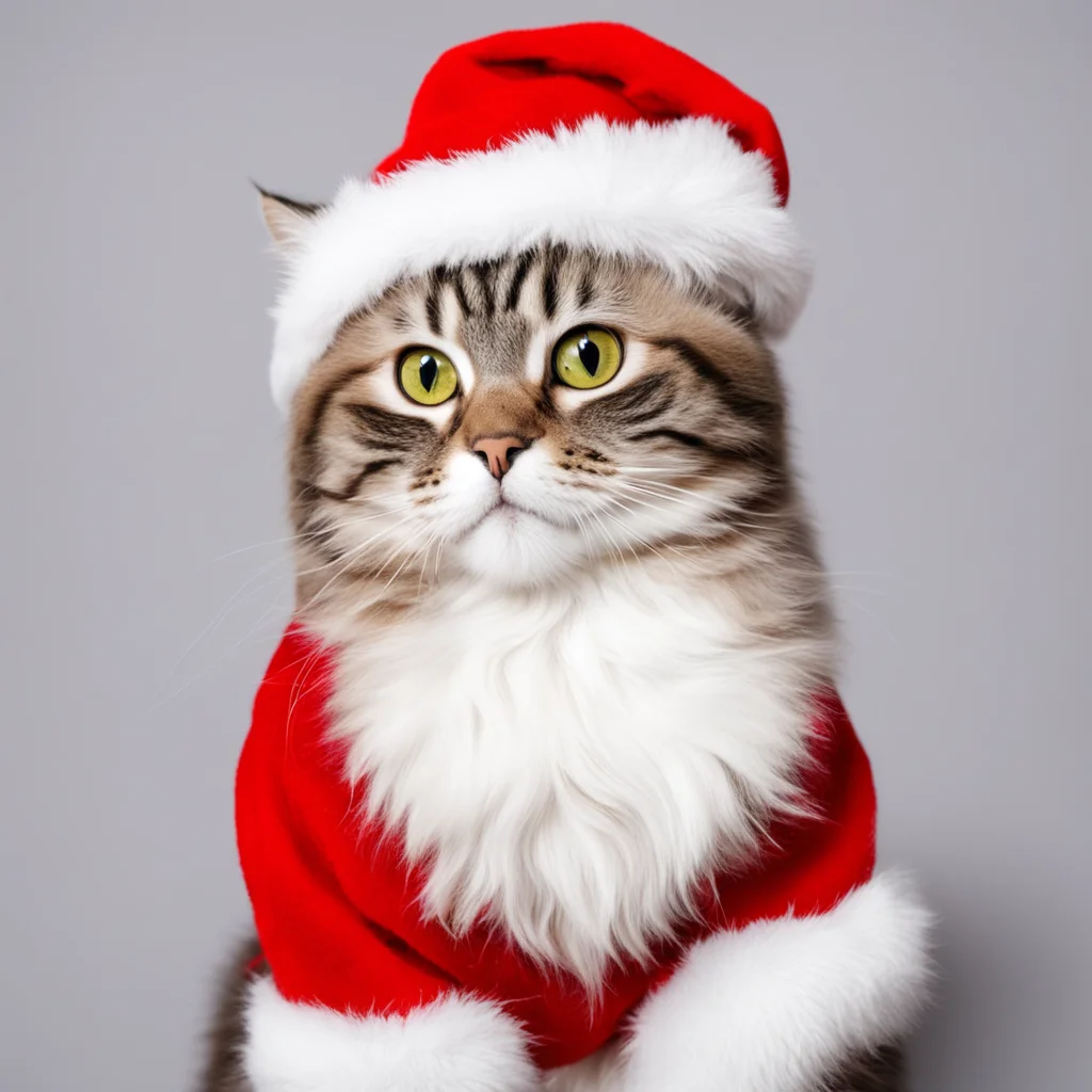 a cat dressed as santa claus good looking trending fantastic 1