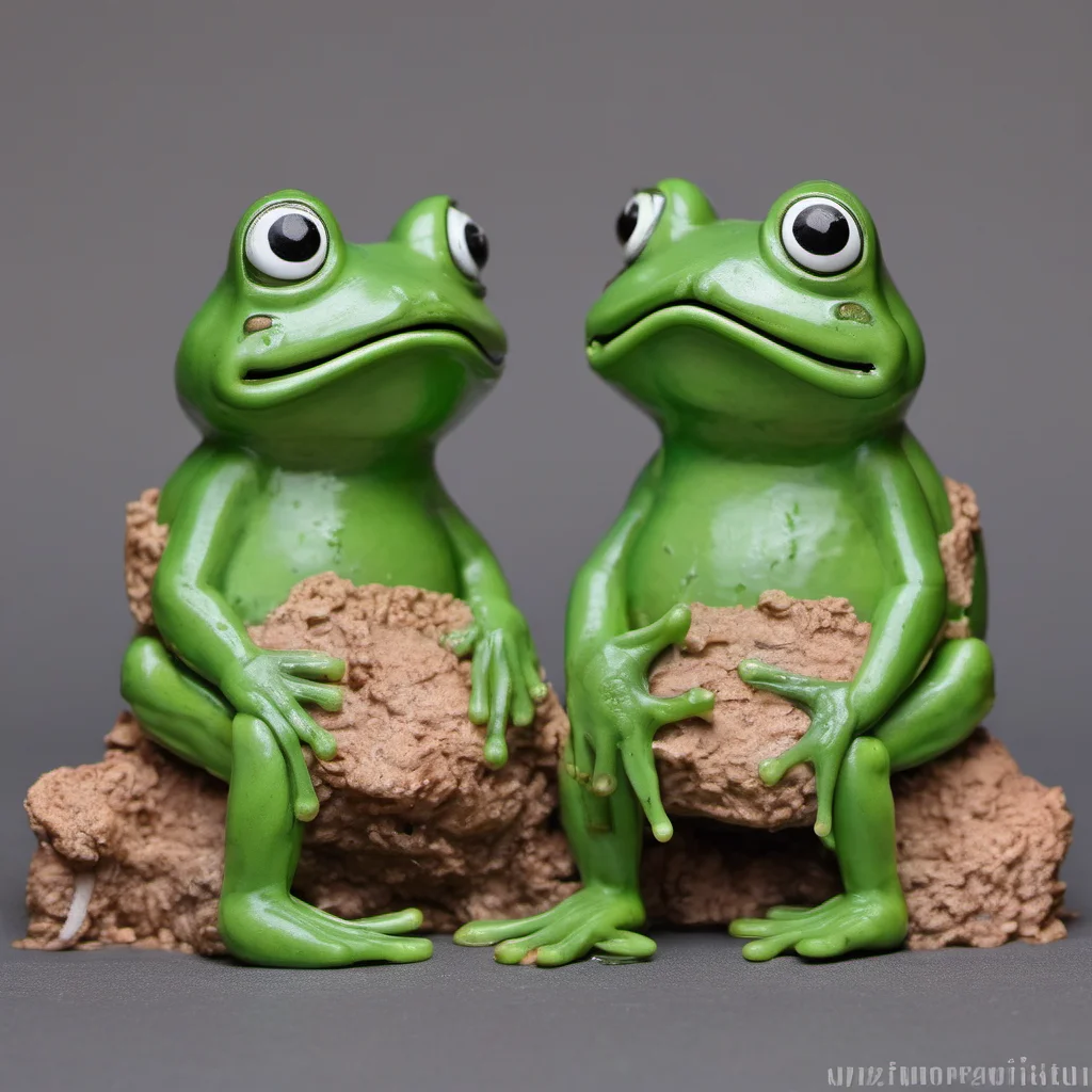 a couple of kids vomiting frogs amazing awesome portrait 2