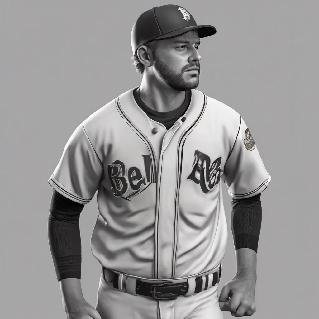 a drawing of a baseball player wearing a uniform%2C a digital rendering by lee gatch%2C reddit contest winner%2C realism%2C bryce 3d%2C concept art%2C ultra realistic