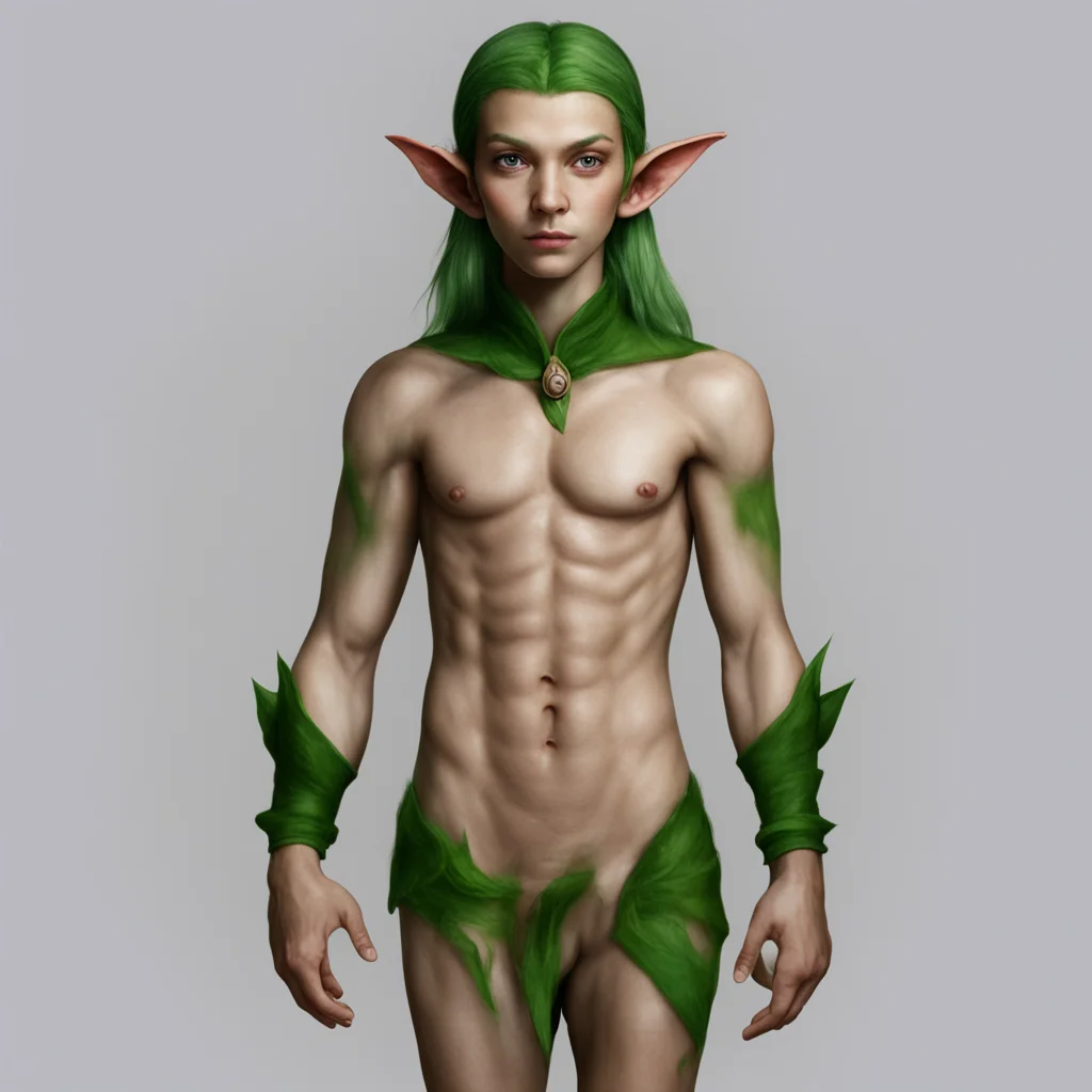 aia elf with no clothing