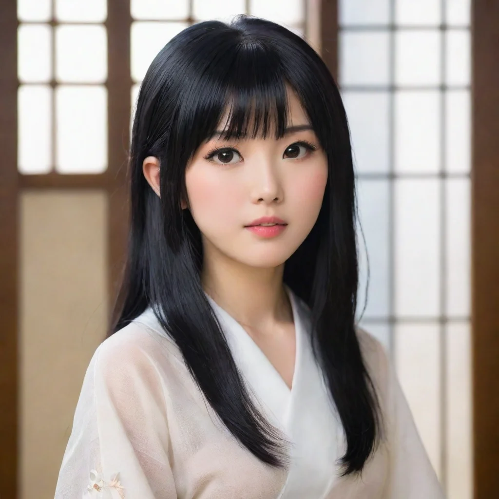 aia ethereal japanese female submissve black hair hd 