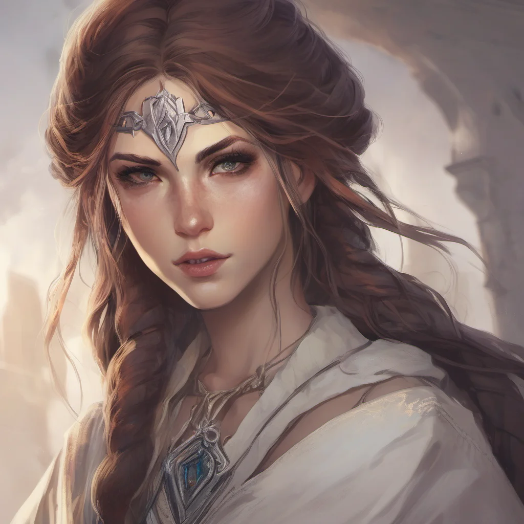 a female human mage with heterochromia good looking trending fantastic 1