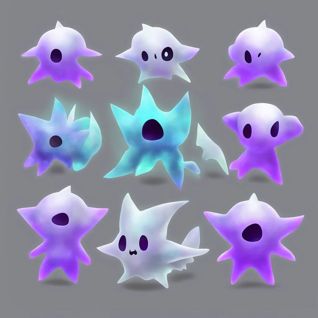 a ghost star pokemon with multiple forms confident engaging wow artstation art 3