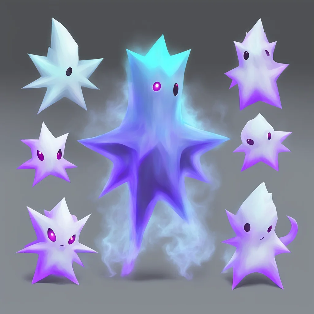 a ghost star pokemon with multiple forms