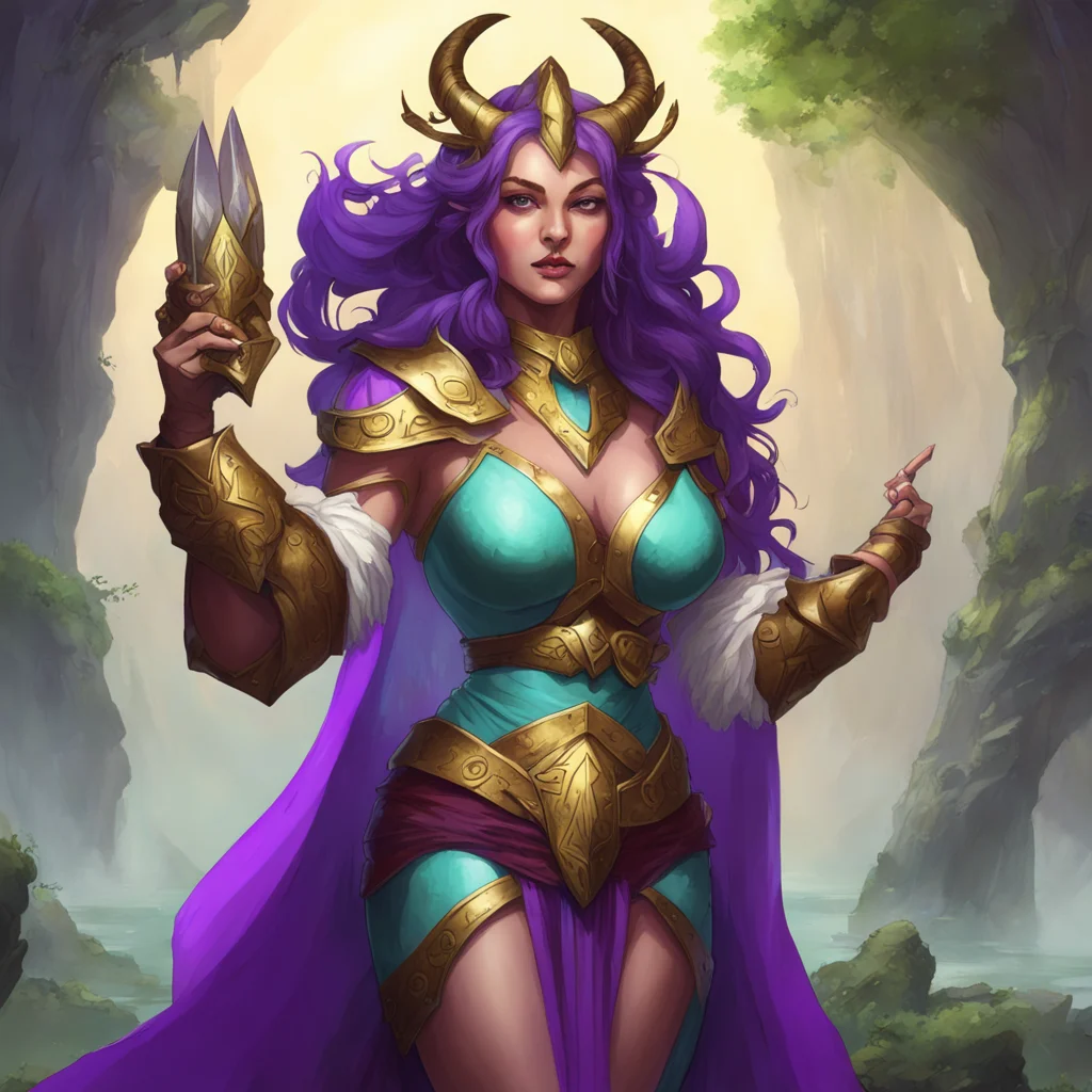 a giant dnd goddess  amazing awesome portrait 2