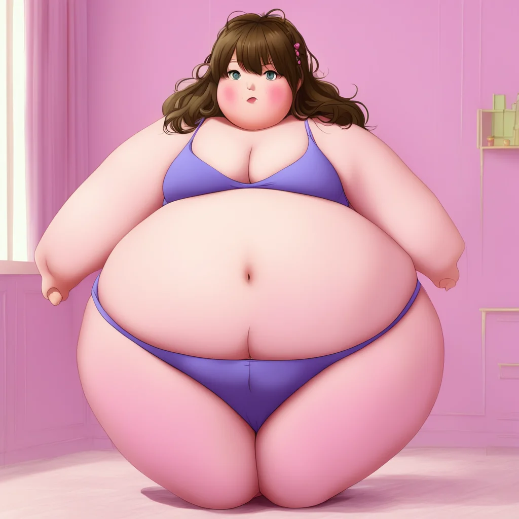 a gigantic belly loli bloated  confident engaging wow artstation art 3