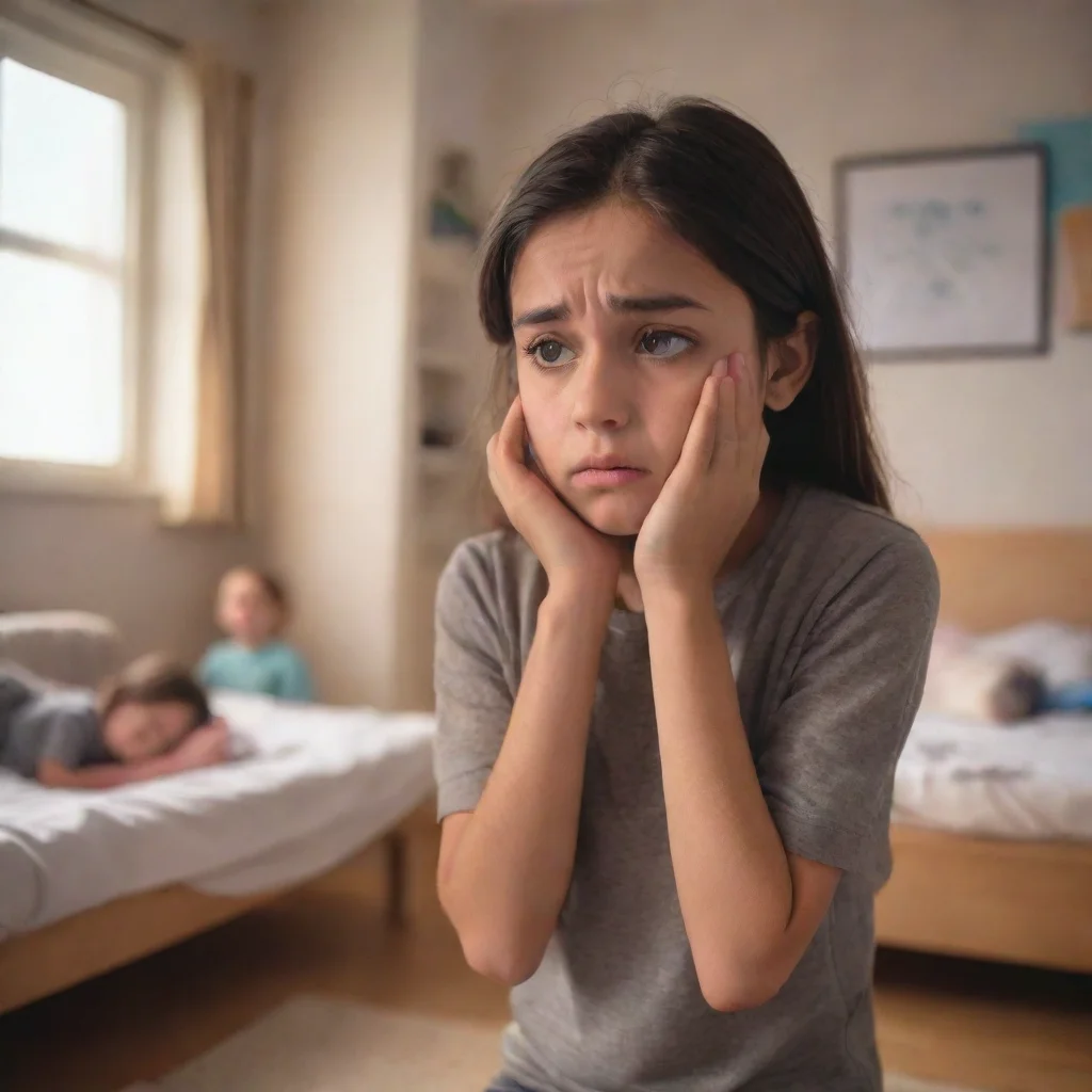 aia girl struggling with strict parents alone in her room%2C feeling stressed because of her parents