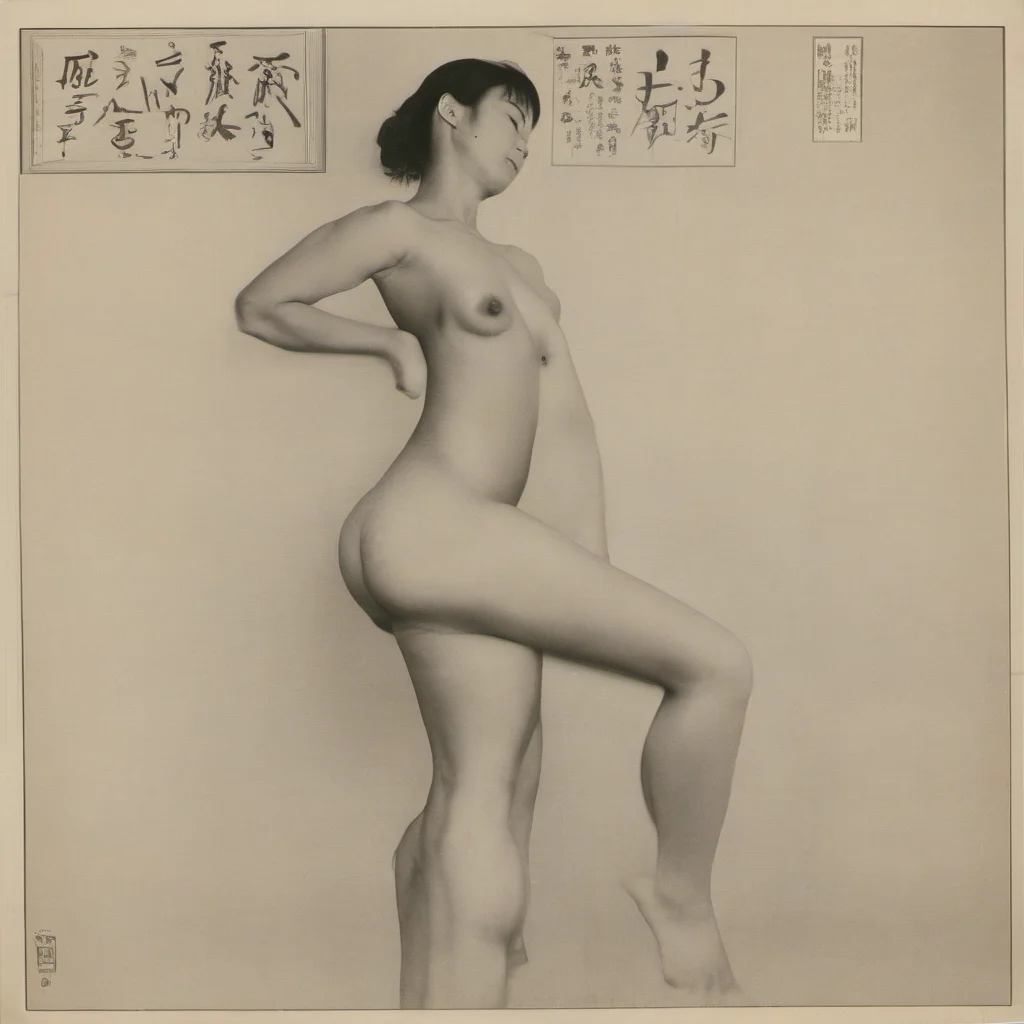 a japanese woman showing her vagina