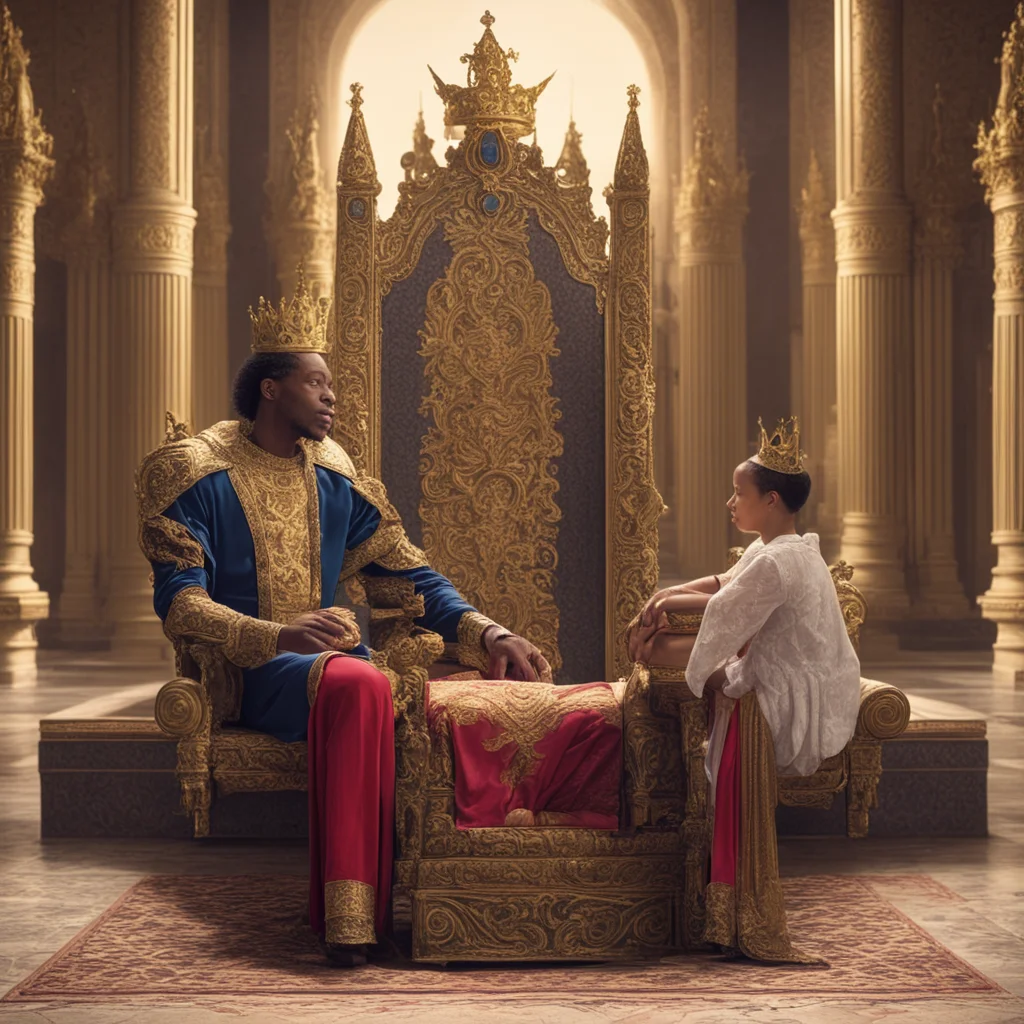 aia king sits on a palace throne%2C talking to his queen about his son%27s dream good looking trending fantastic 1