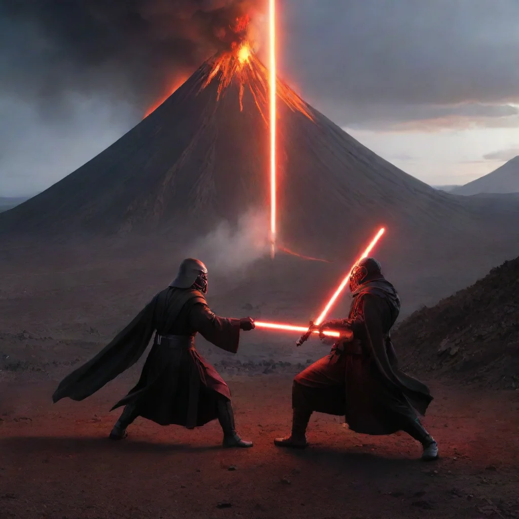 aia lightsaber duel by a volcane