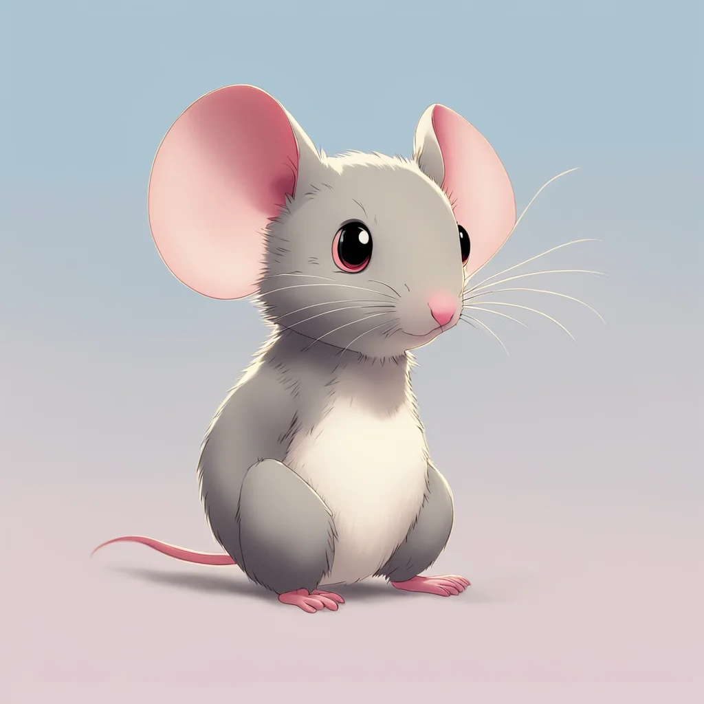 a little anime mouse looking back good looking trending fantastic 1