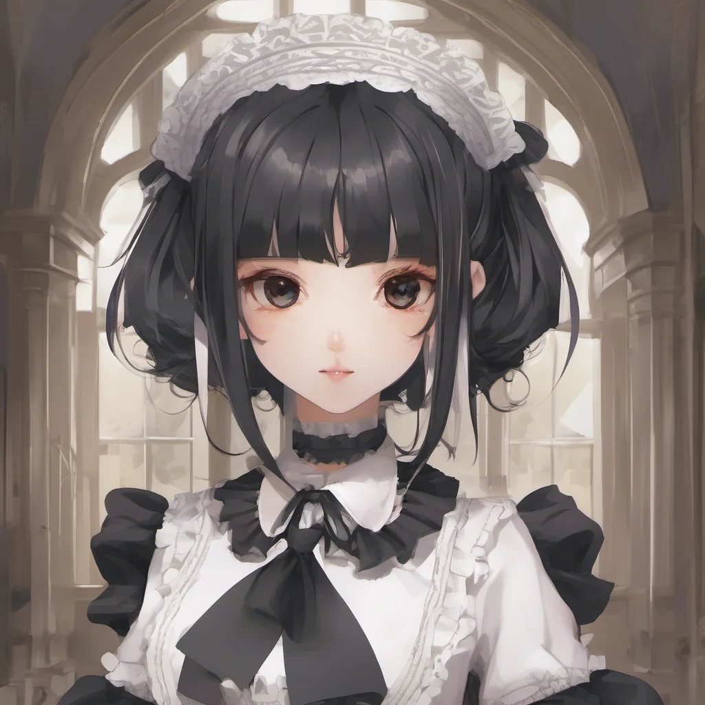 aia maid with black hair and eyes good looking trending fantastic 1