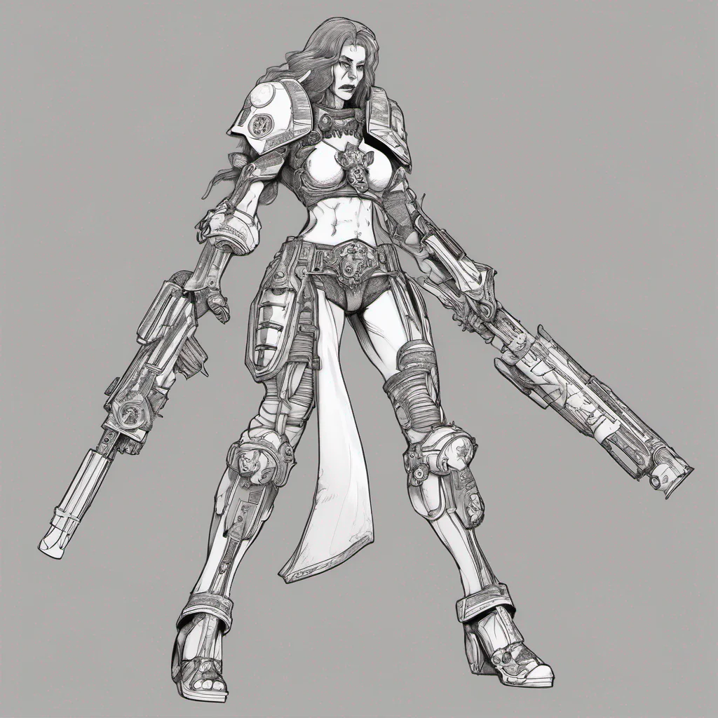 aia member of the gypian silver guard female %28astral millitarm%29 they ware necro dermis exoskeleton. warhammer 40k line art amazing awesome portrait 2