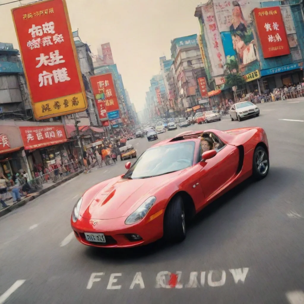 aia movie cover that says fast and slow with chines people and slow cars