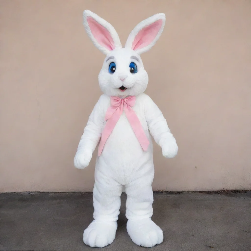 a rabbit fursuit