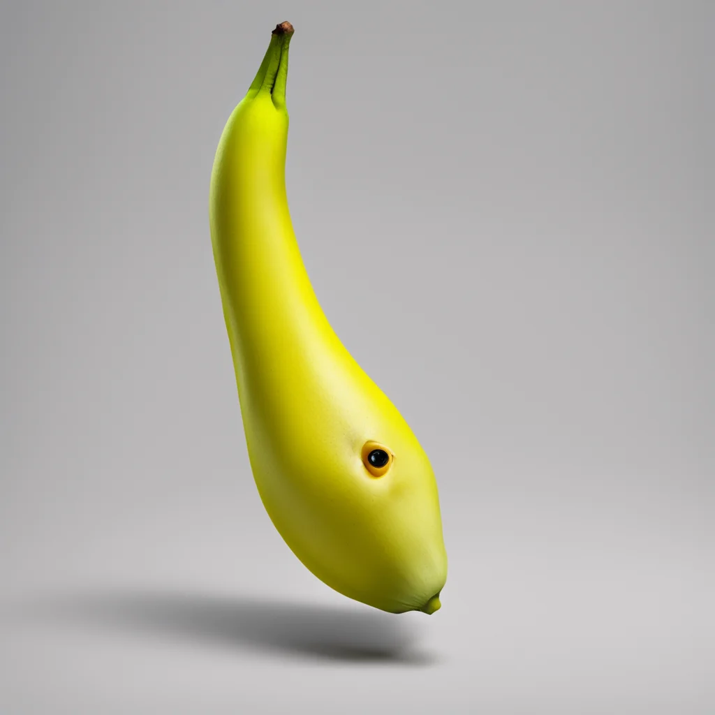 a sad banana