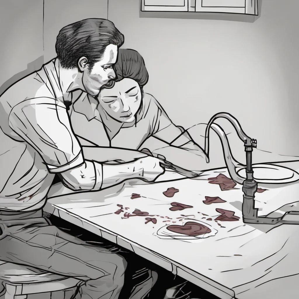 aia sad lonely man%2C cutting out the heart of his beloved wife  amazing awesome portrait 2