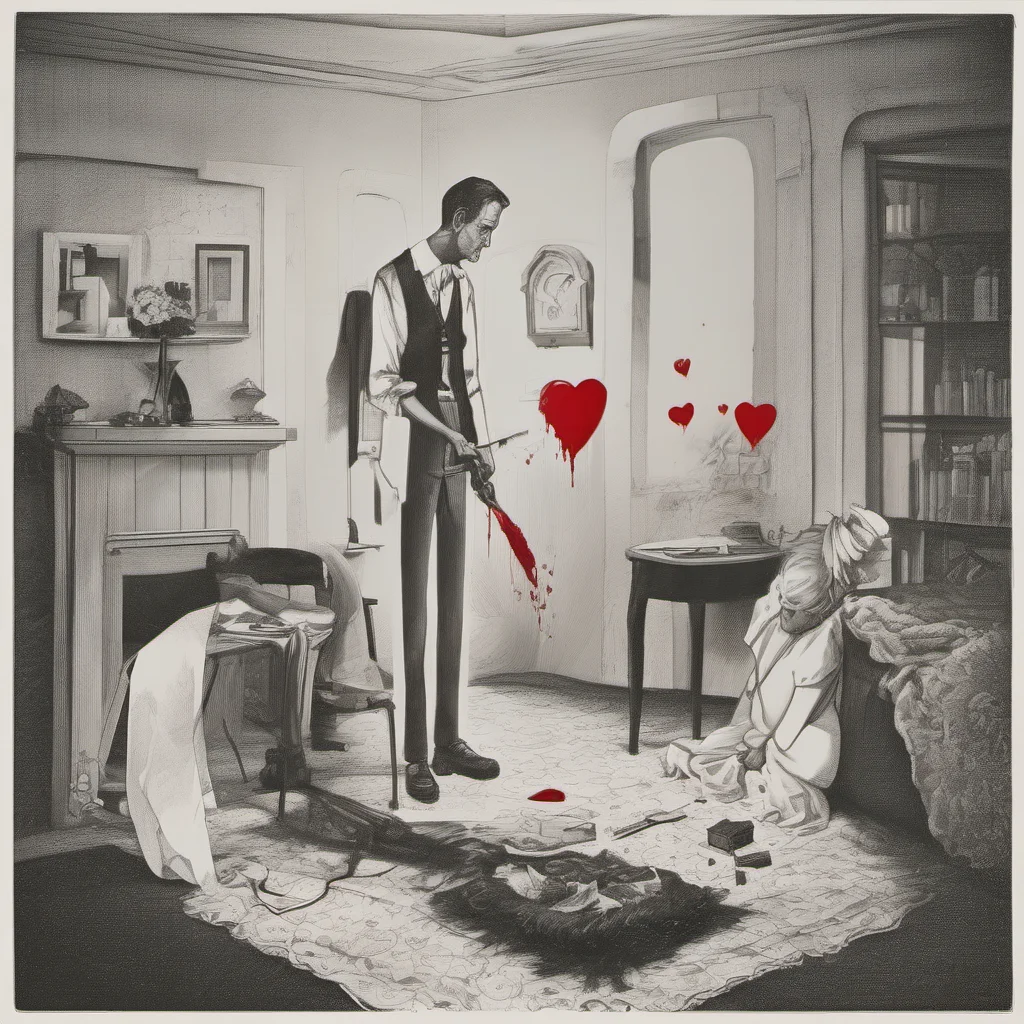 aia sad lonely man%2C cutting out the heart of his beloved wife 