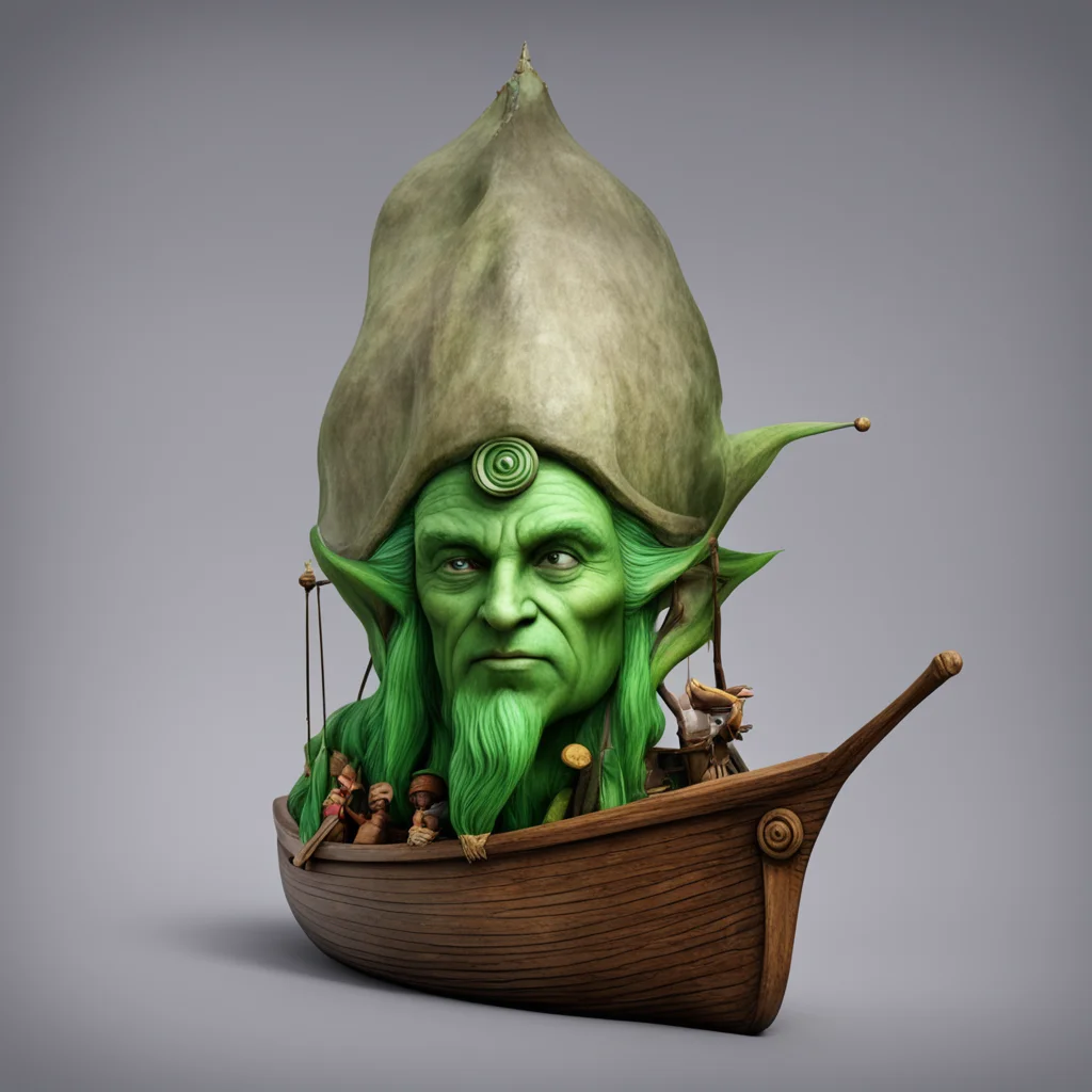 aia ship with elf as a figure head