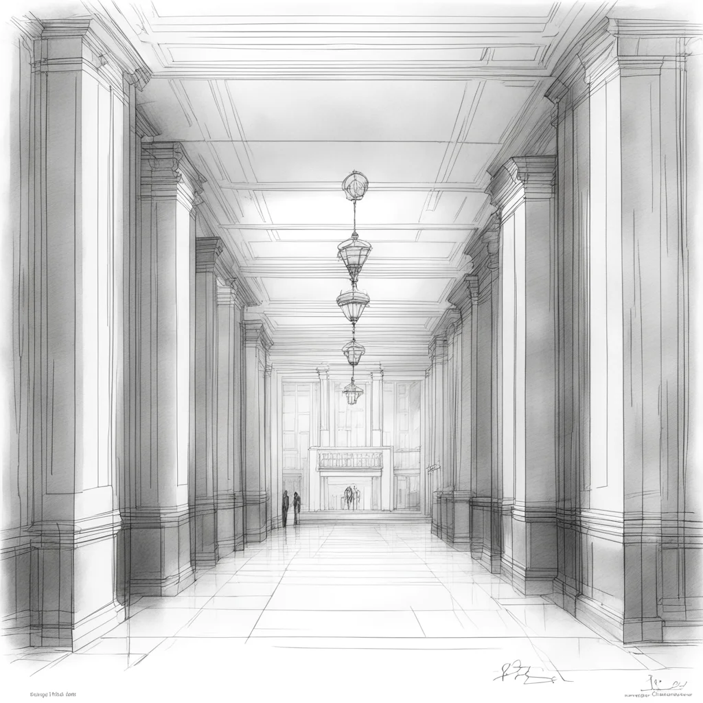 aia sketch of a university entrance hall with security and reception good looking trending fantastic 1