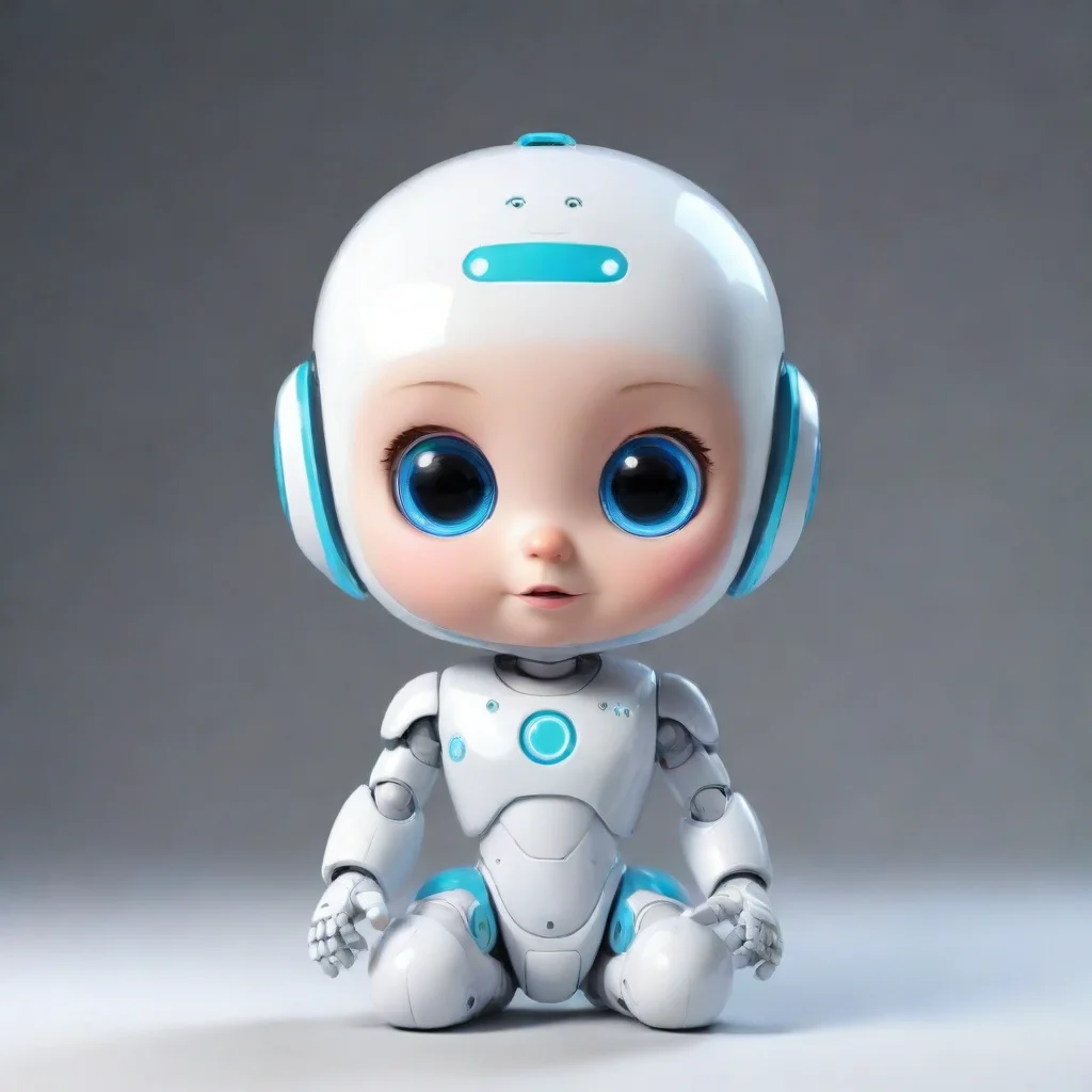 a smart baby cartoon robot profile picture