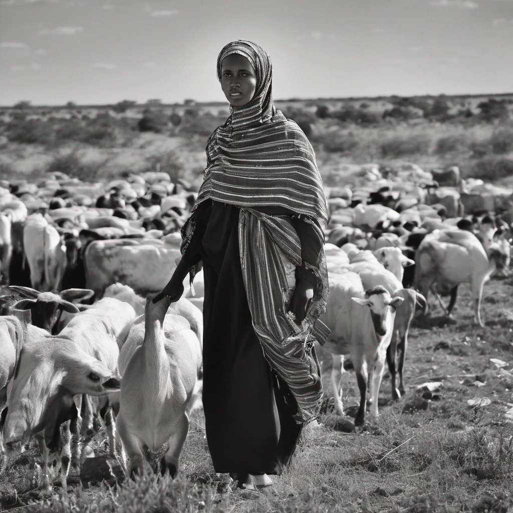 aia somali woman from the countryside looking after her livestock confident engaging wow artstation art 3