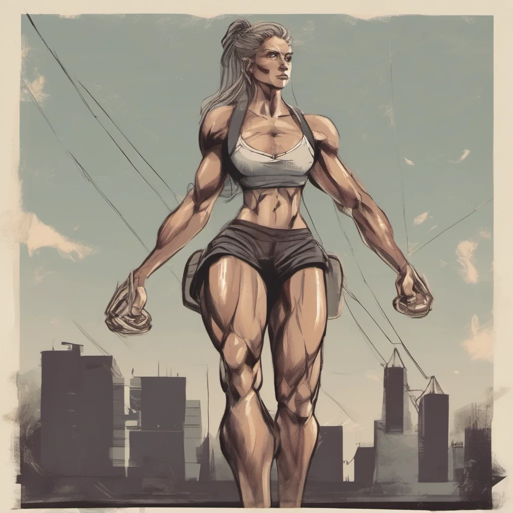 aia tall strong and muscular female confident engaging wow artstation art 3