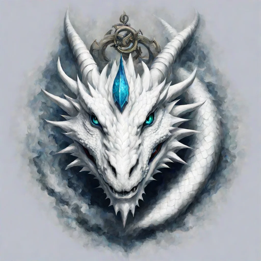 aia white dragon with a anchor symbol in it%27s eye good looking trending fantastic 1