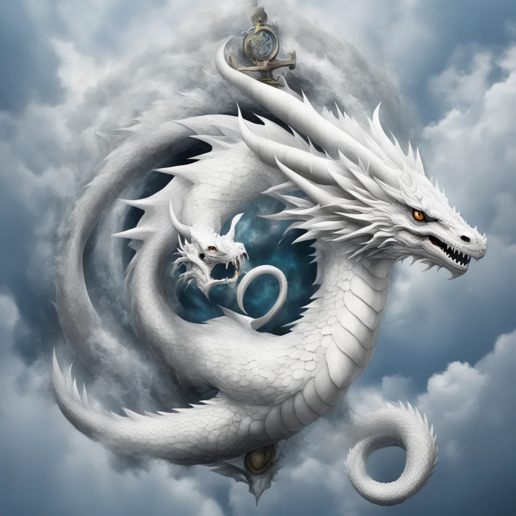 aia white dragon with a anchor symbol in it%27s eye