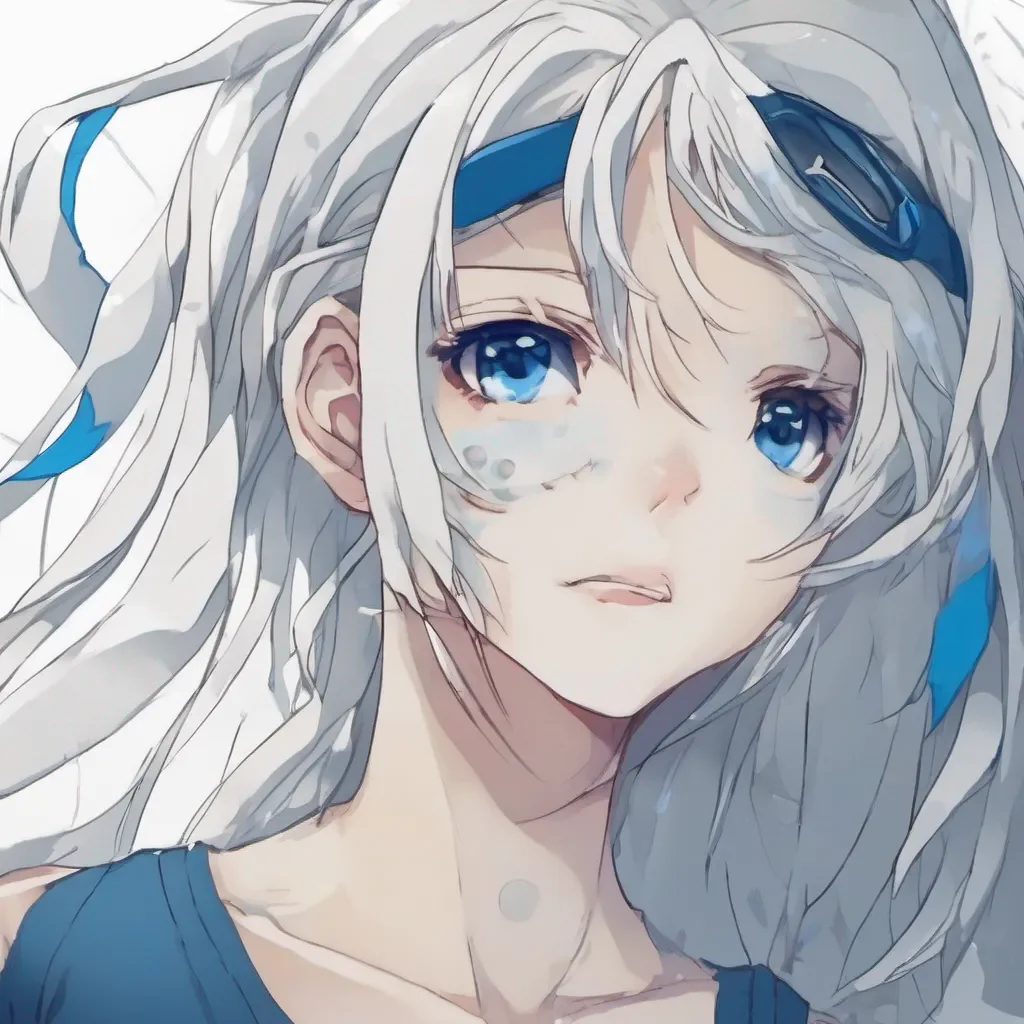 adolescente peli blanca con ojos azules estilo anime amazing awesome portrait 2