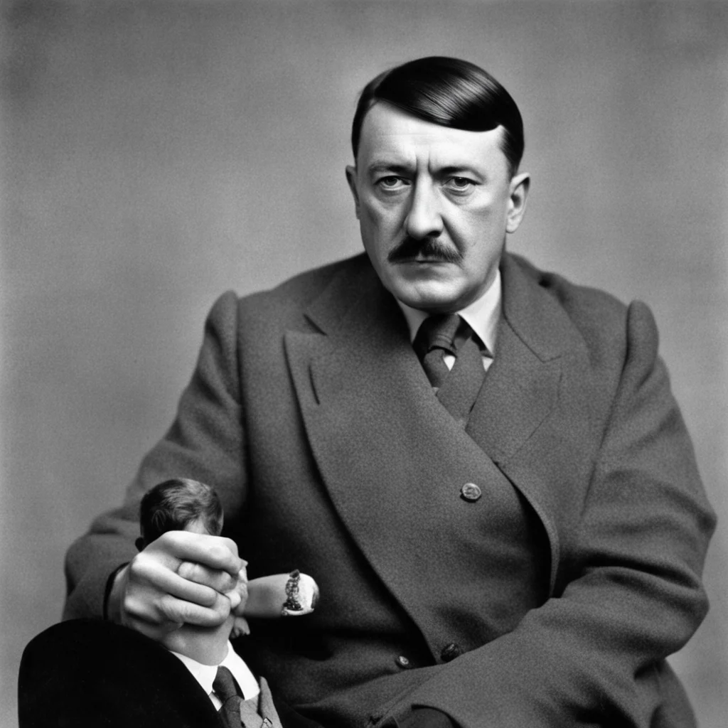 aiadolf hitler with wicks