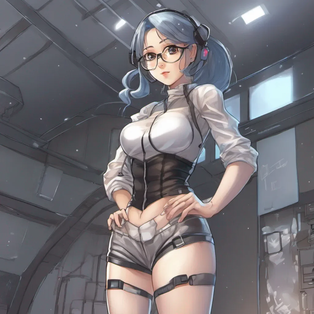 adorable nerdy anime woman in tight transparent clothes amazing awesome portrait 2