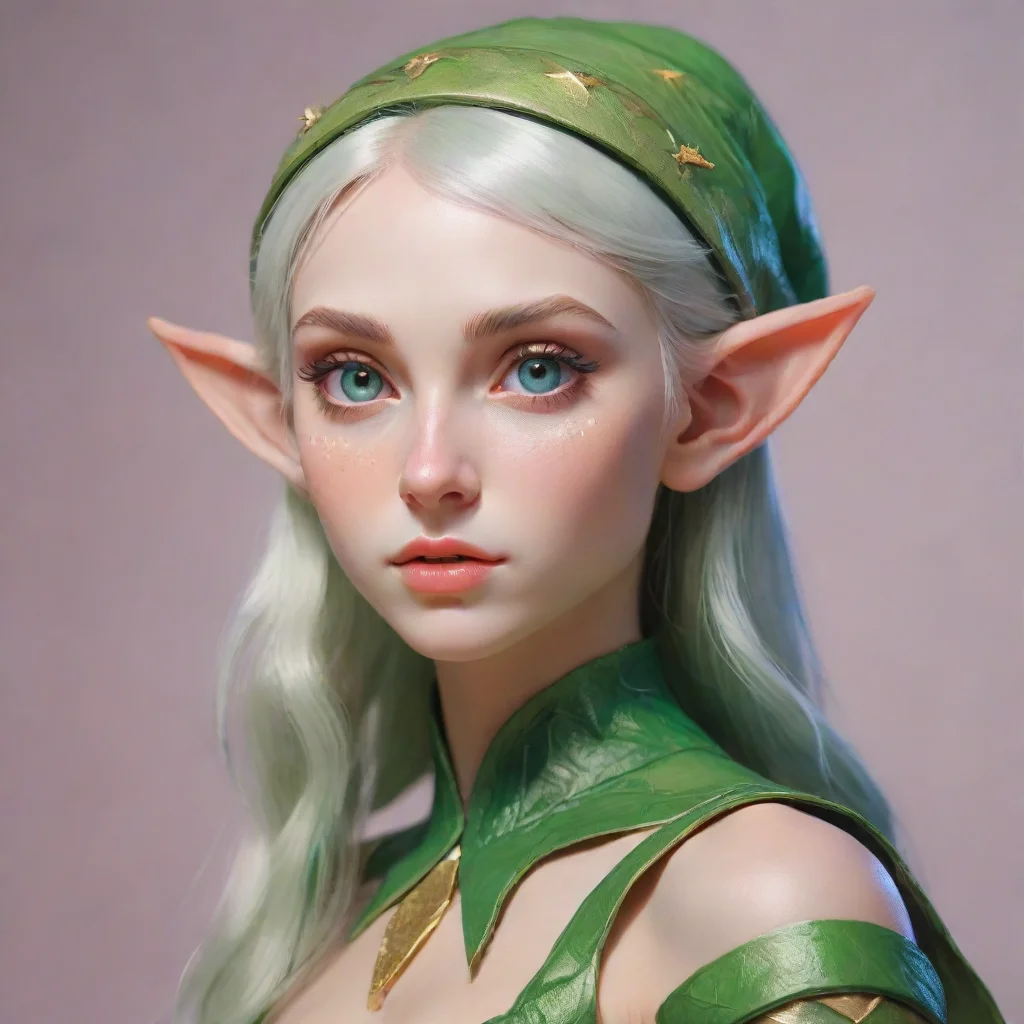 aiaesthetic character elf abstract