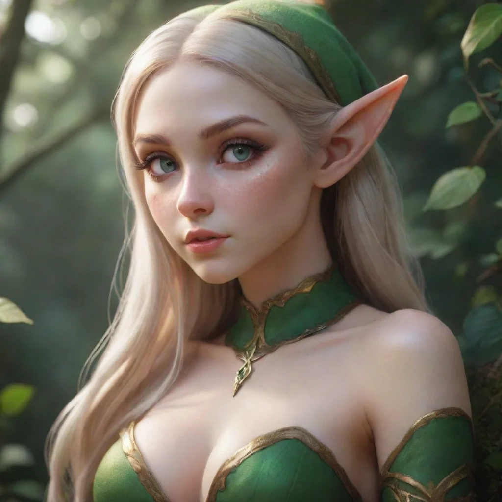 aiaesthetic character elf seductive