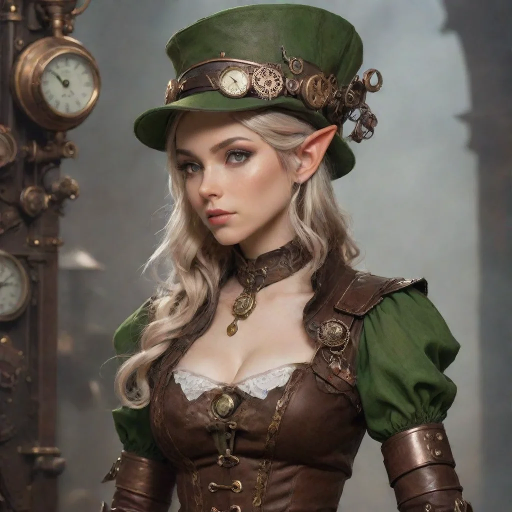 aiaesthetic character elf steampunk